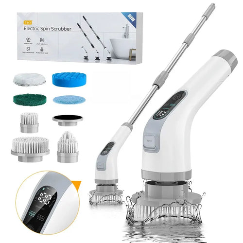 Cordless Electric Cleaning Brush 7-in-1 Bathroom Window Electric Spin