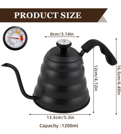 Gooseneck Kettle with Thermometer