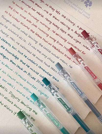 6/8pcs Retro 8-color Neutral pen set