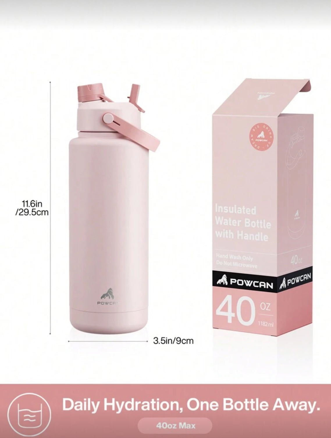 Insulated water bottle