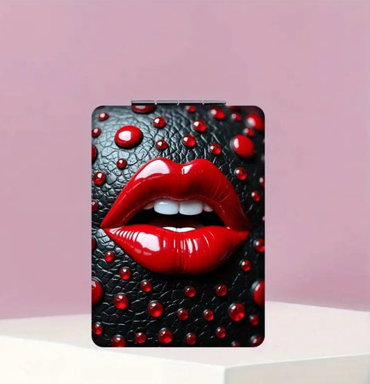 Lip makeup mirror