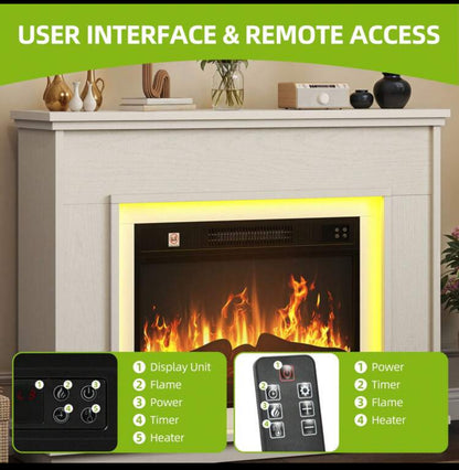 Modern electric fireplace