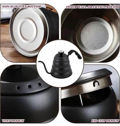 Gooseneck Kettle with Thermometer