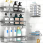 Bathroom mounted shelve rack
