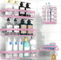 Bathroom mounted shelve rack