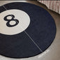 Black 8 ball Billiard carpet