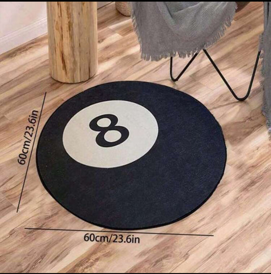 Black 8 ball Billiard carpet