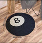 Black 8 ball Billiard carpet