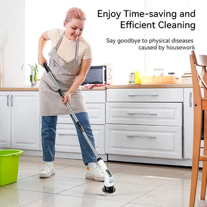 Cordless Electric Cleaning Brush 7-in-1 Bathroom Window Electric Spin