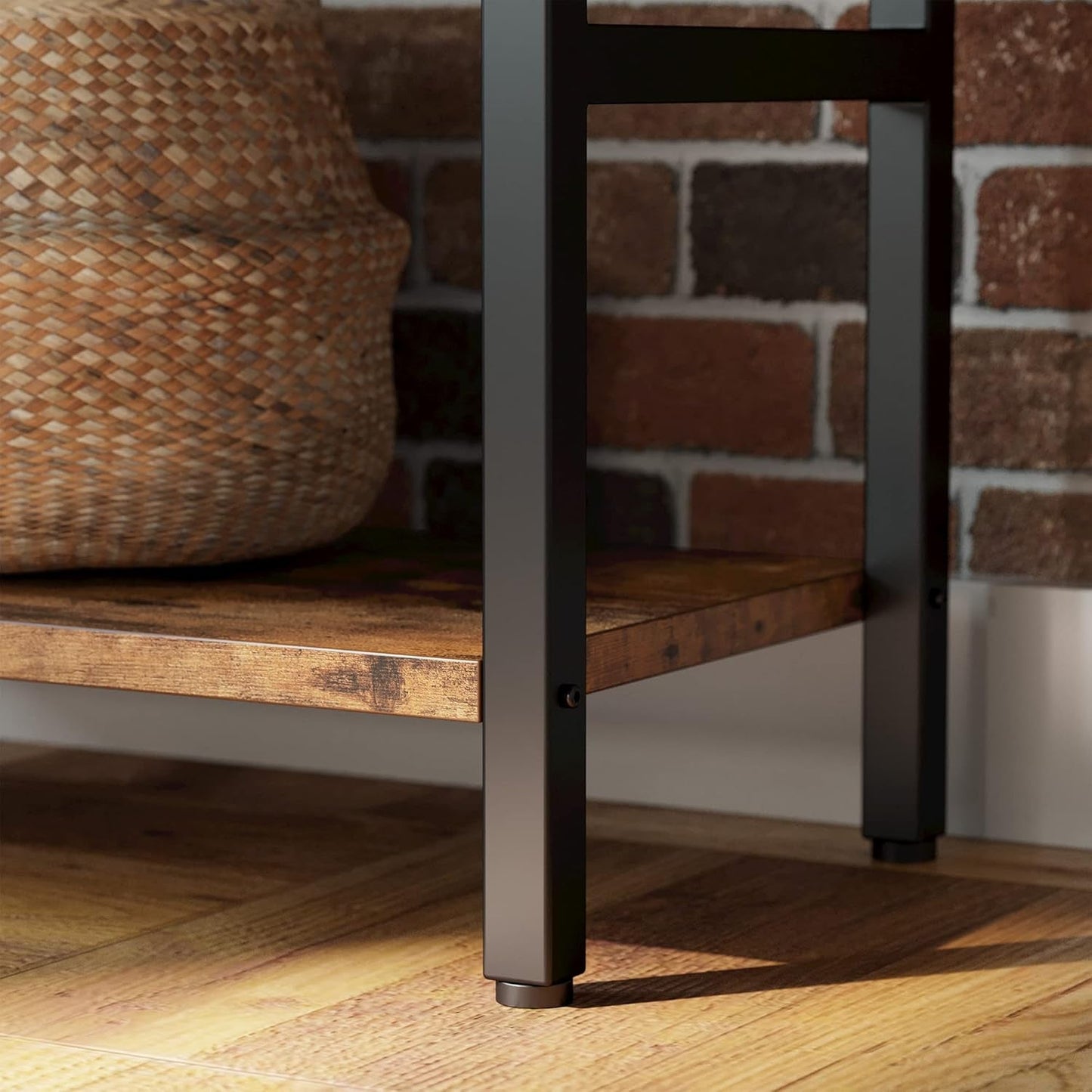 Bookcases and Bookshelves Triple Wide 5 Tiers Industrial Bookshelf,